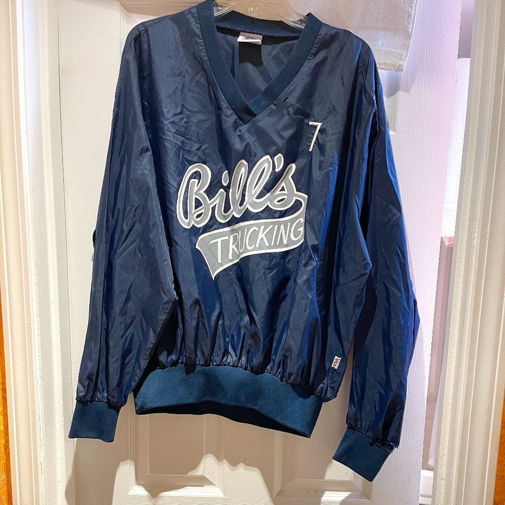 SALE...VINTAGE BILL'S TRUCKING WINDBREAKER!!!!